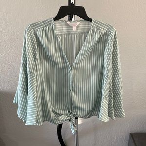 Lauren Conrad light green blouse- Size M
